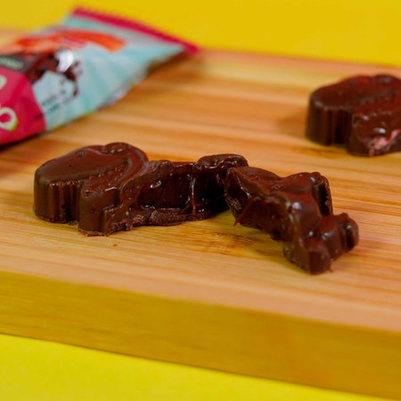 dino recheado brigadeiro aberto