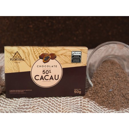 caixa 50g meio amargo 2