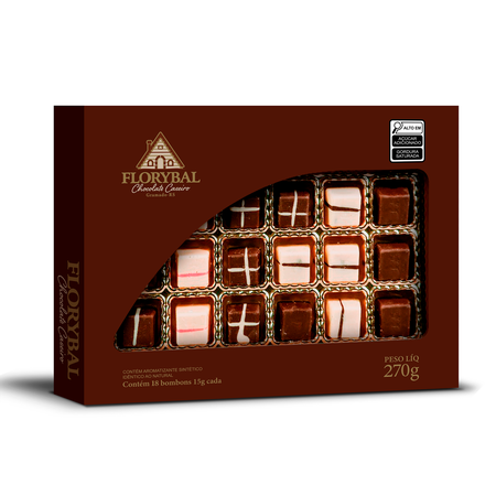 caixa de bombons 270g cod 10832