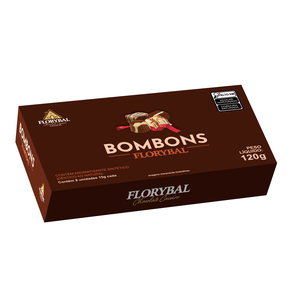caixa de bombons florybal 120g cod 334