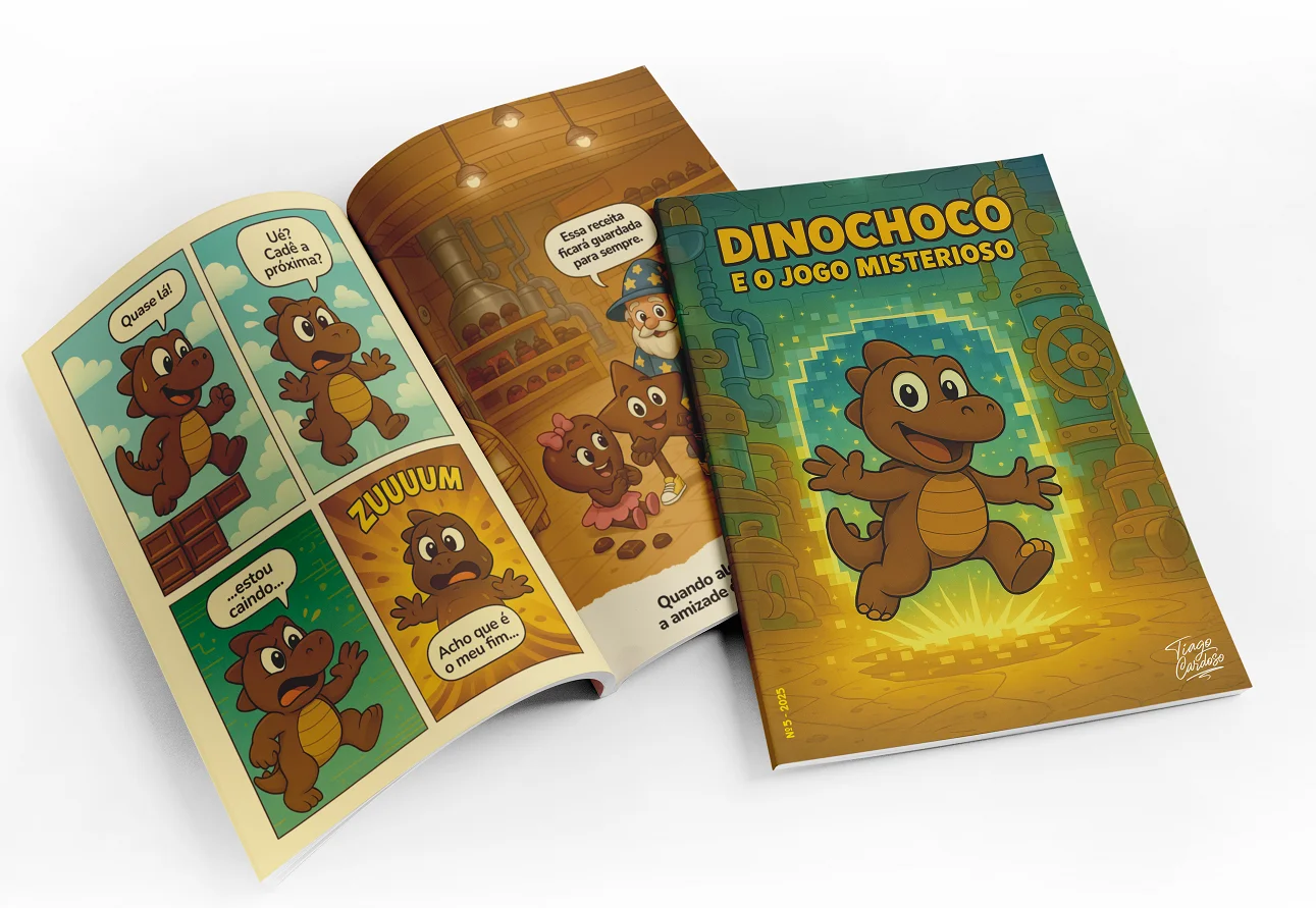 Dinochoco e o Jogo Misterioso