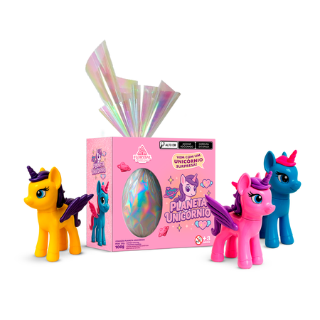 caixa colecao planeta unicornio 100g